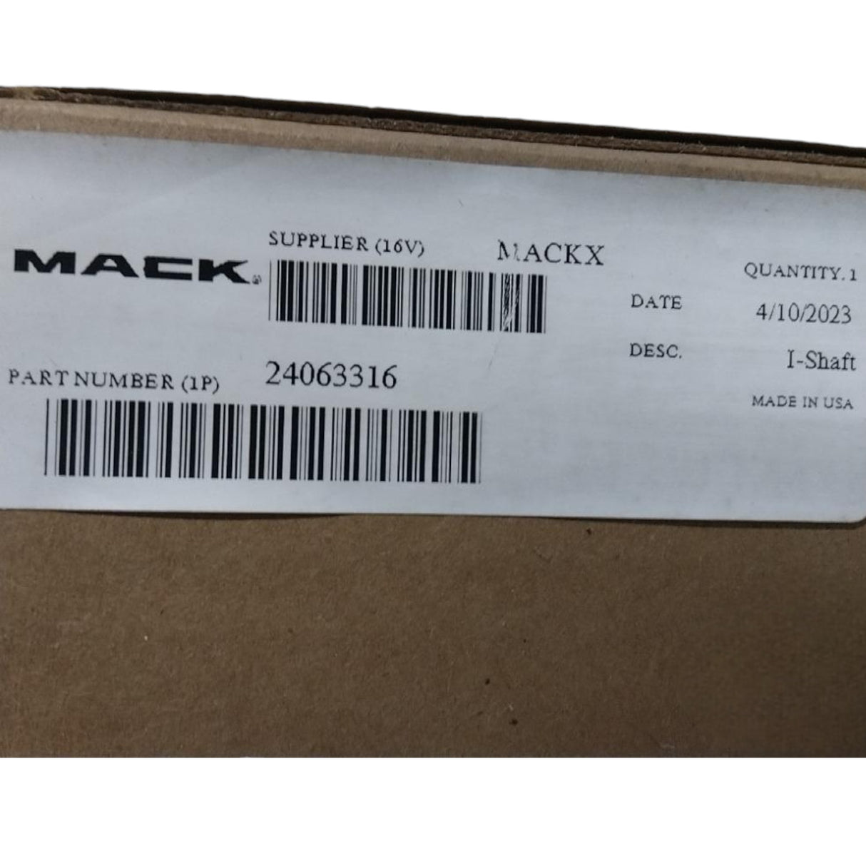 24063316 Genuine Mack Steering Shaft