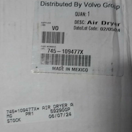 745-109477X Genuine Mack Air Dryer - Truck To Trailer