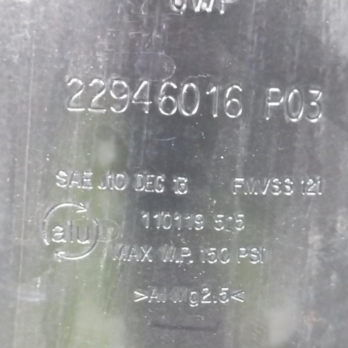 22946016 Genuine Mack Compressed-Air Tank