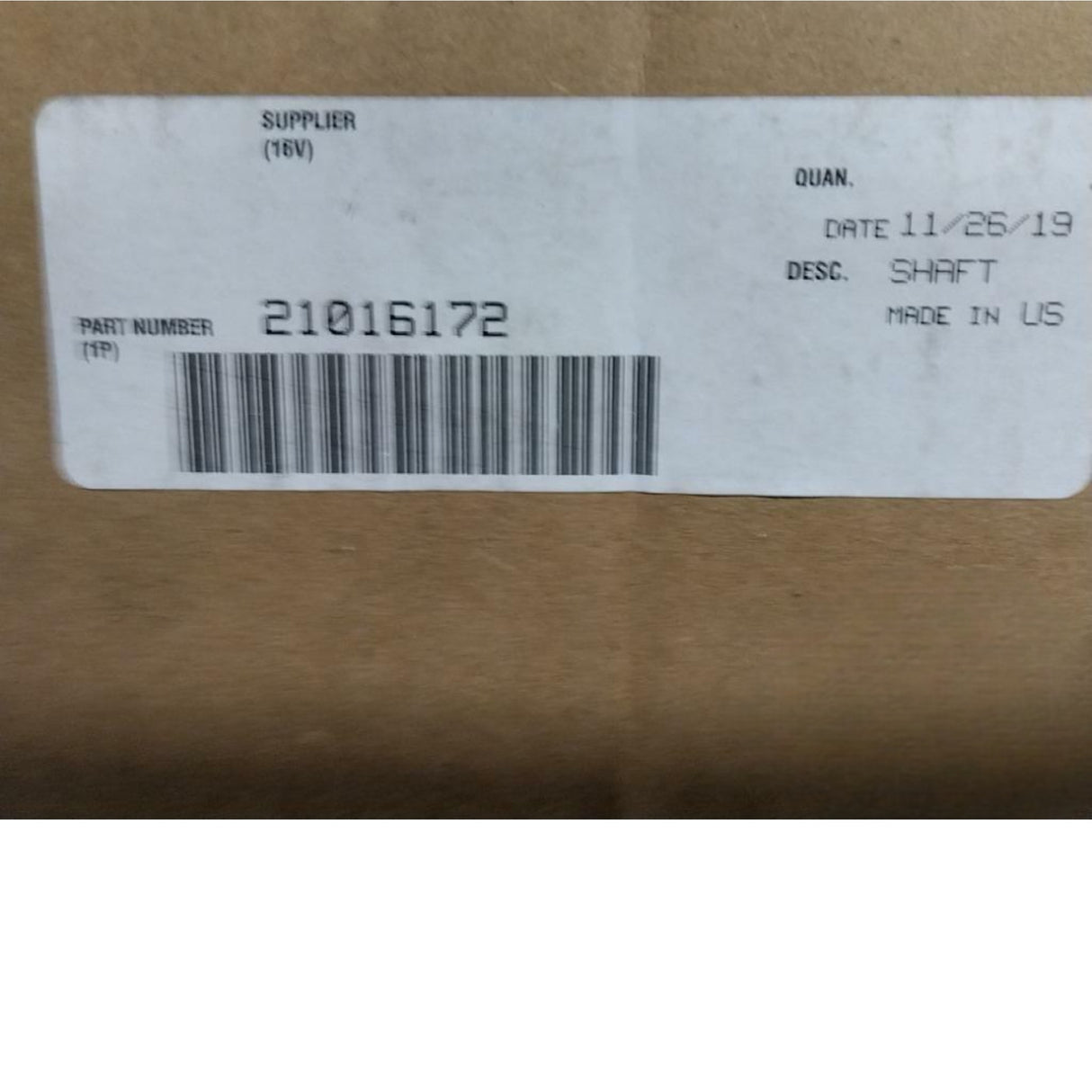 21016172 Genuine Mack Shaft