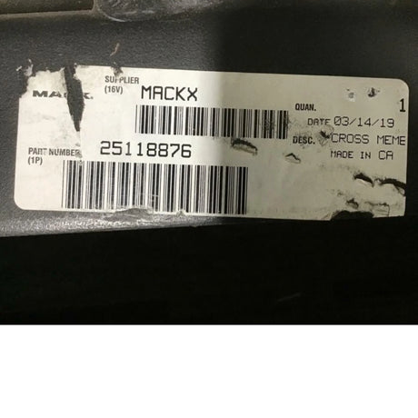 25118876 Genuine Volvo Cross Member - Truck To Trailer
