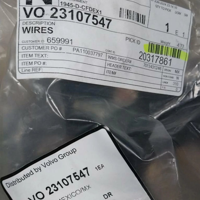 23107547 Genuine Mack Wires - Truck To Trailer