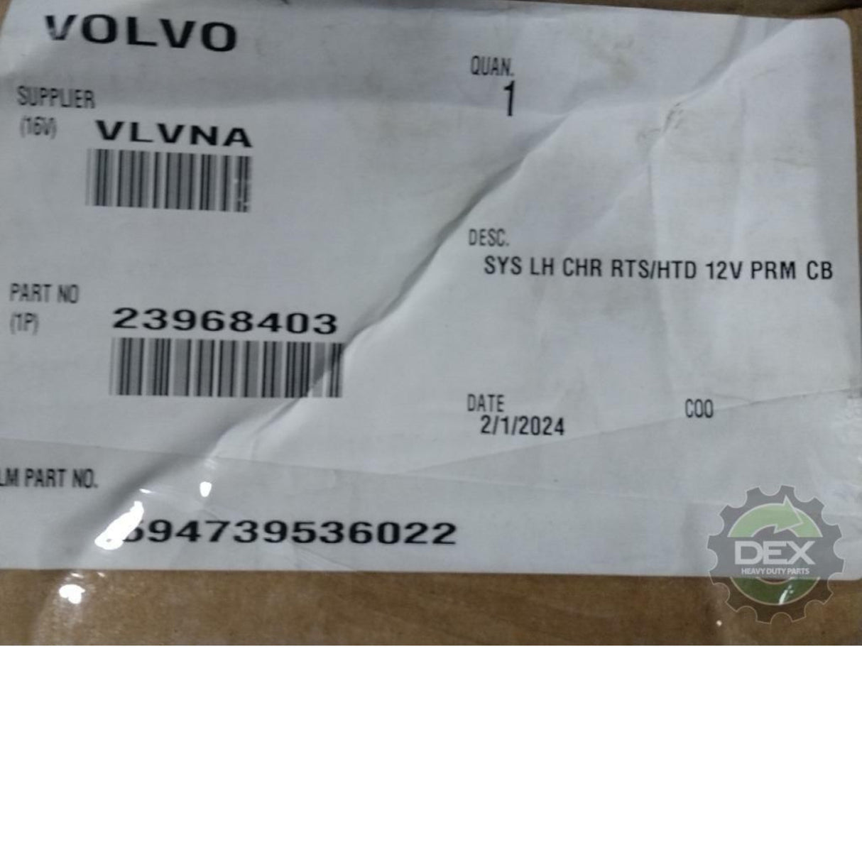 23968403 Genuine Volvo Mirror