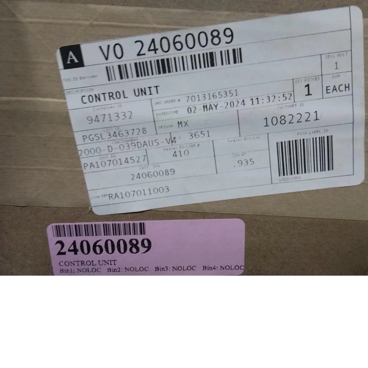 24060089 Genuine Mack Control Unit - Truck To Trailer