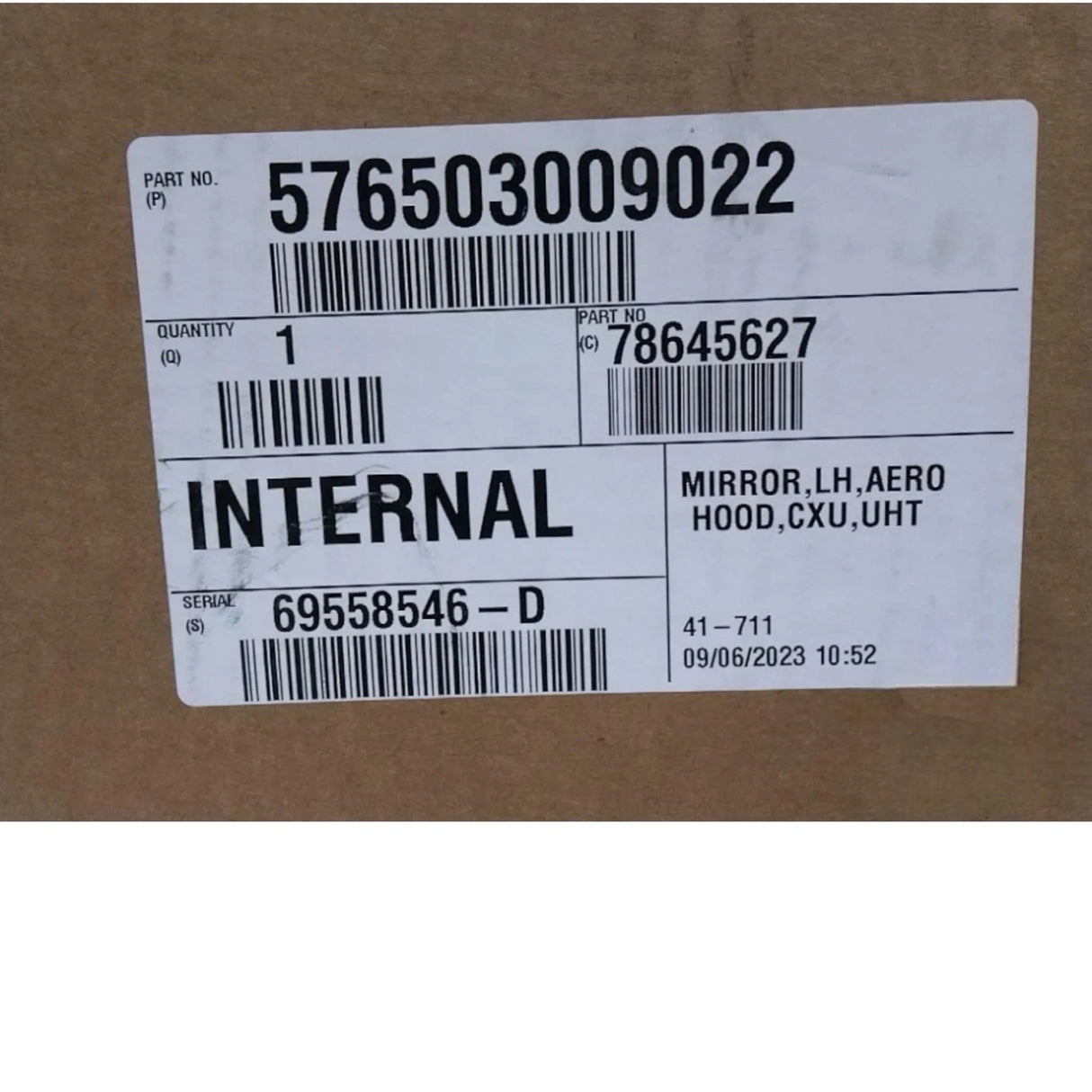 78645627 Genuine Volvo Left Mirror - Truck To Trailer