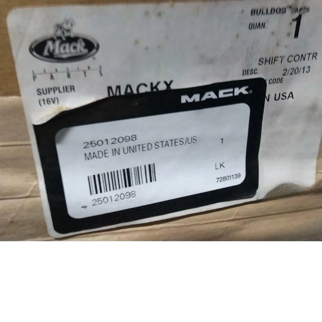 25012098 Genuine Mack Cover - Truck To Trailer