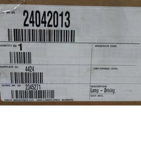 24042013 Genuine Mack Headlamp - Truck To Trailer