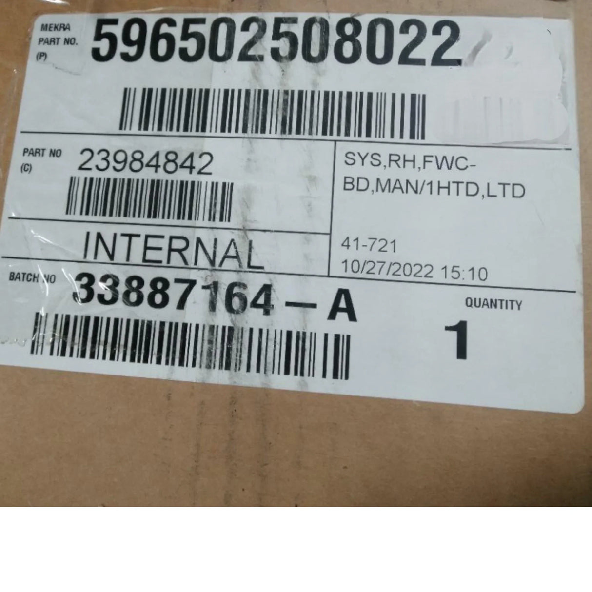 23984842 Genuine Volvo Mirror - Truck To Trailer