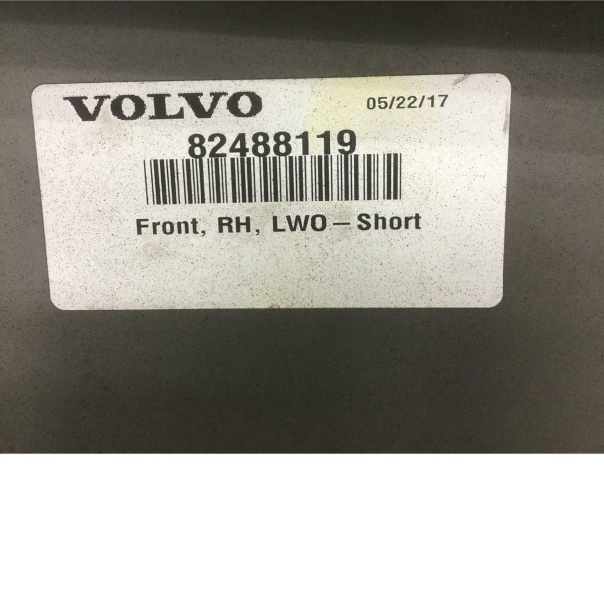 82488119 Genuine Volvo Chassis Fairing