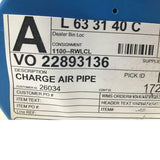 22893136 Genuine Volvo Charge Air Pipe - Truck To Trailer