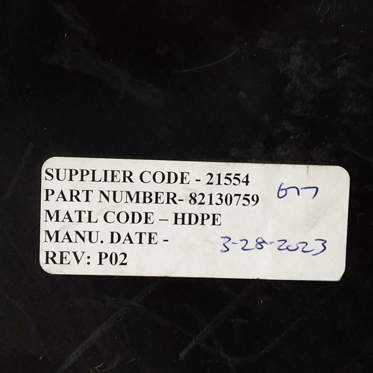 82130759 Genuine Mack Splash Shield - Truck To Trailer