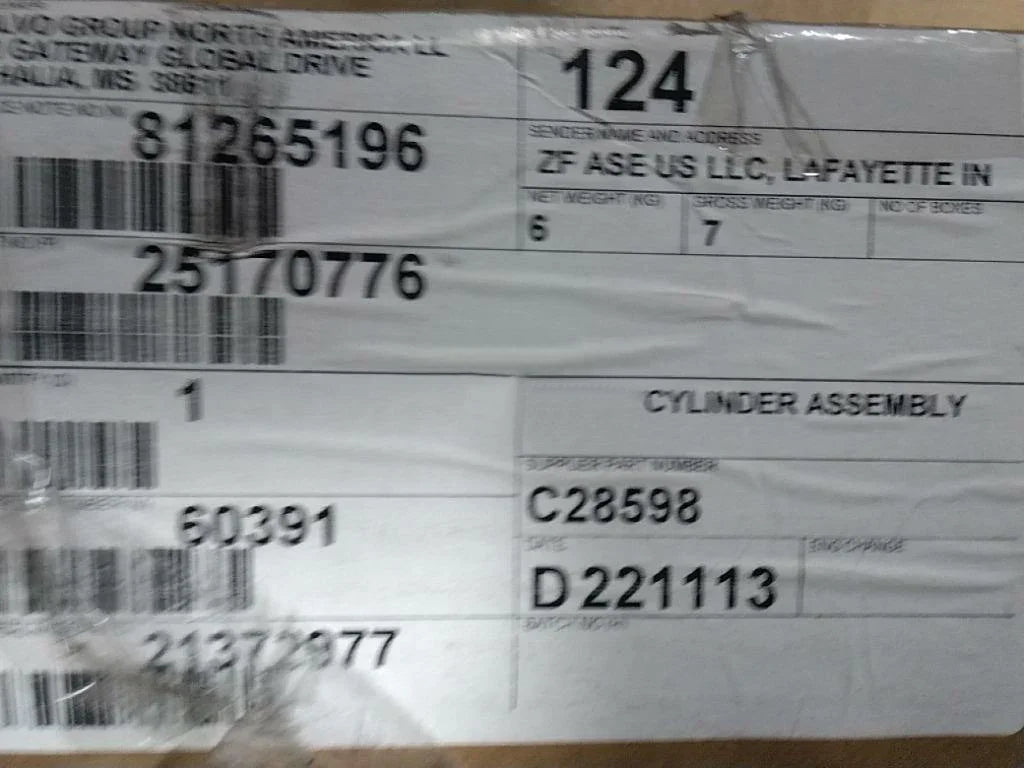 25170776 Genuine Mack Power Steering Cylinder - Truck To Trailer