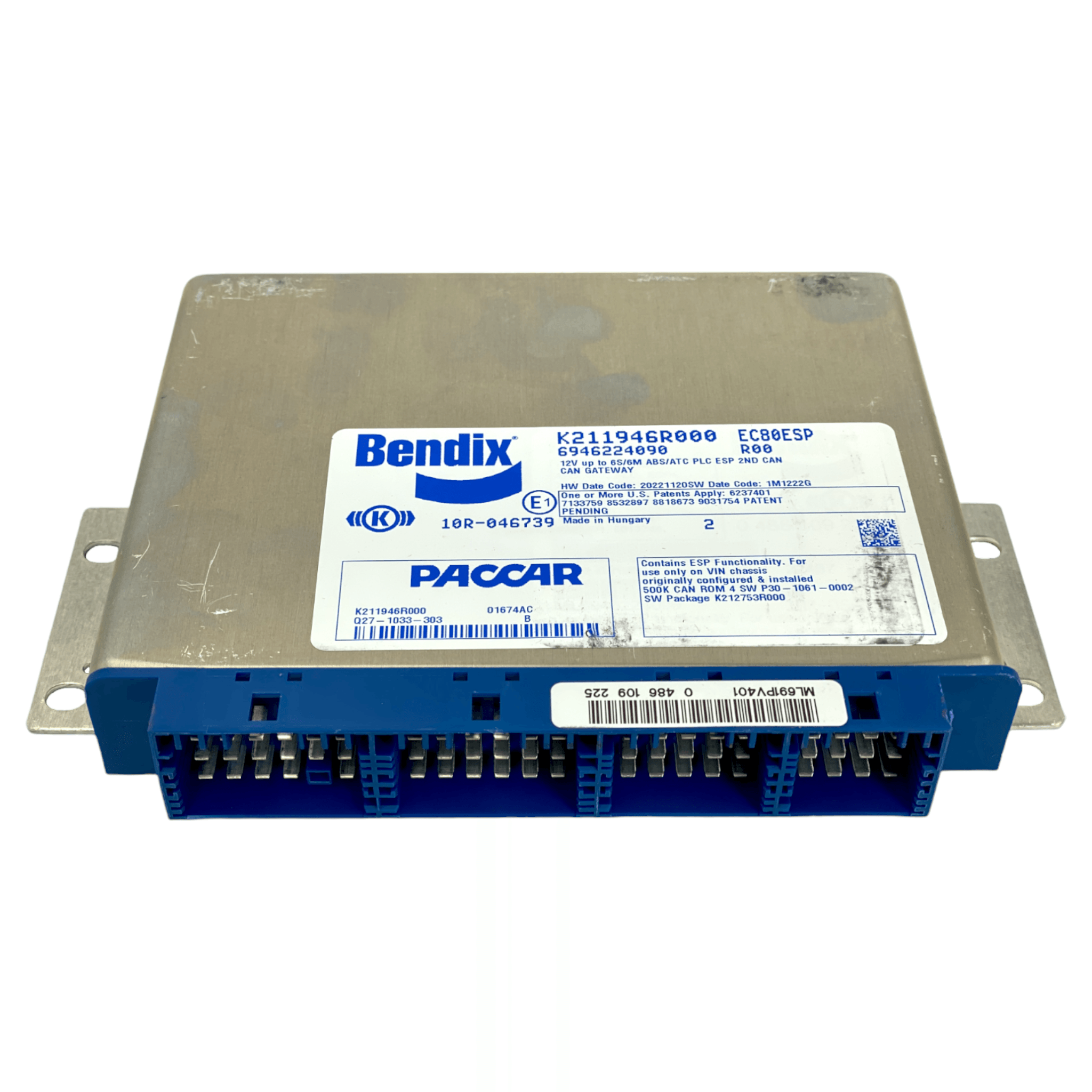 Q27-1033-303 Genuine Bendix ECM ABS Control Module EC-80 Q27-1033-303 Genuine Bendix ECM ABS Control Module EC-80