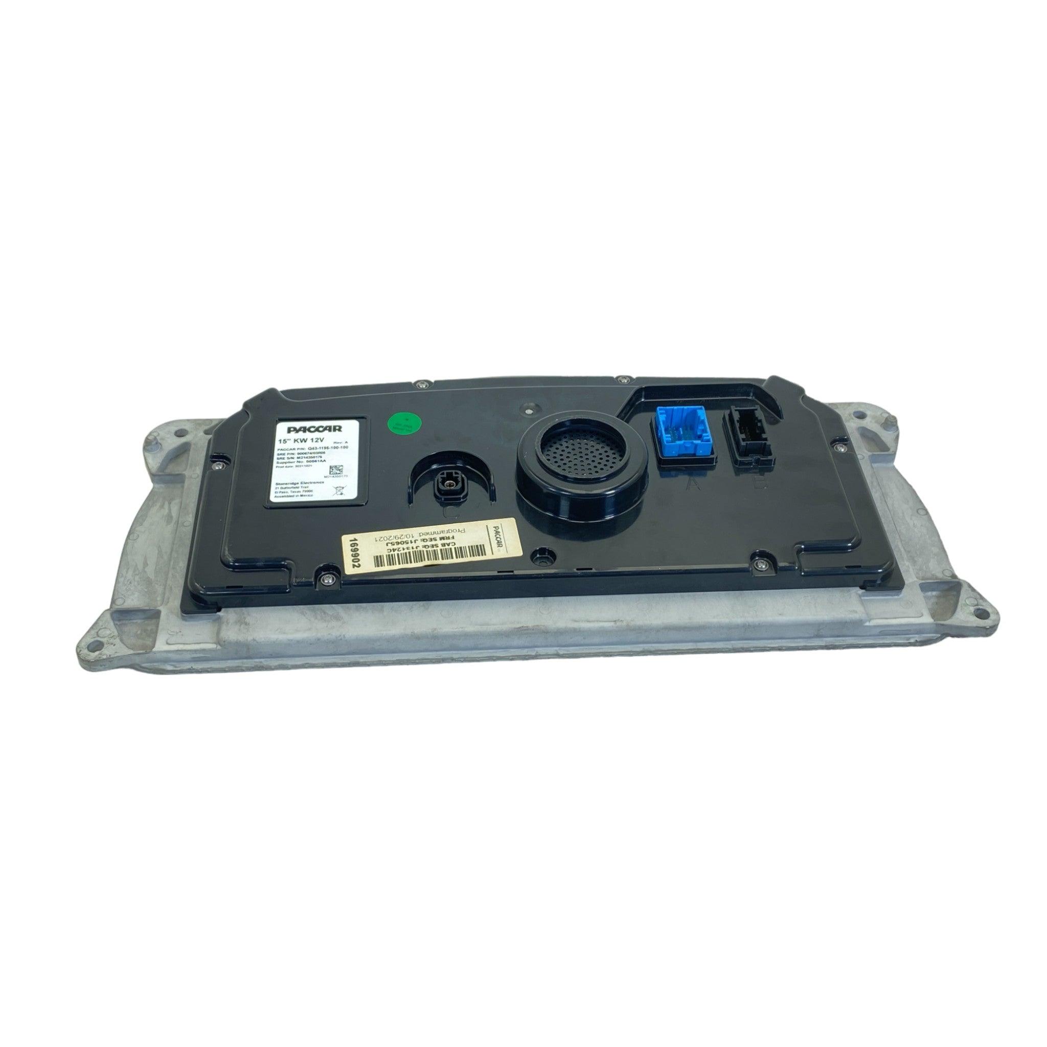 Q43-1195-100-100 Genuine Paccar Digital Display Cluster