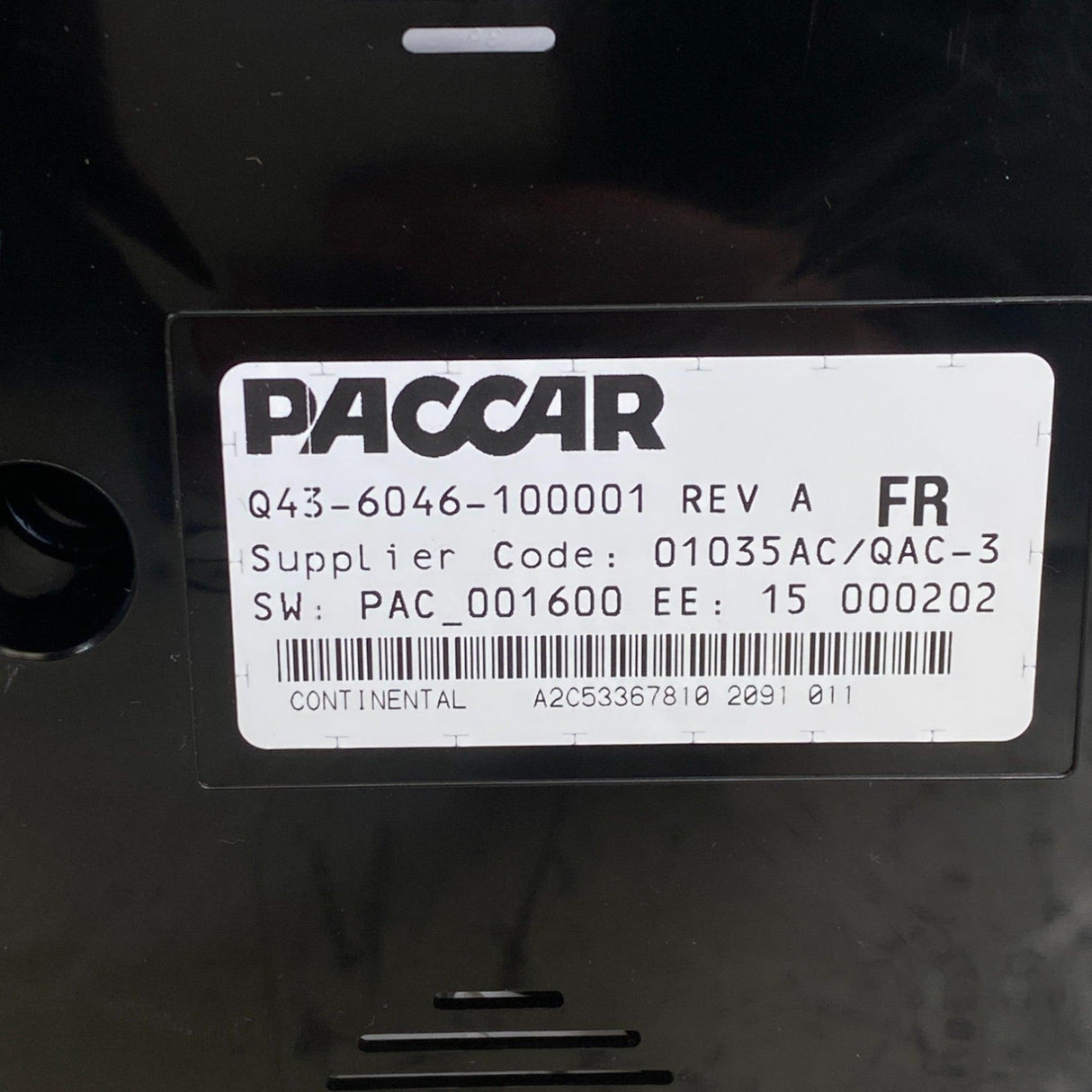 Q43-6046-100001 Genuine Paccar Instrument Cluster - Truck To Trailer