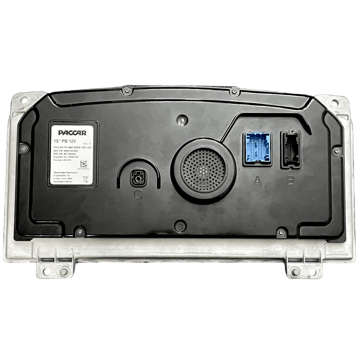 Q43-6090-100-100 Genuine Paccar Driver Digital Display Cluster For Peterbilt - Truck To Trailer