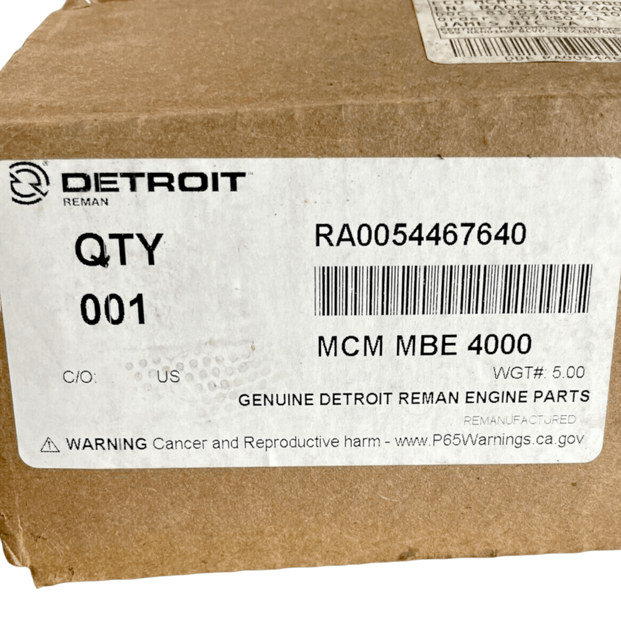 RA0054467640 Genuine Detroit Diesel ECM Electronic Control Module MBE4000 - Truck To Trailer