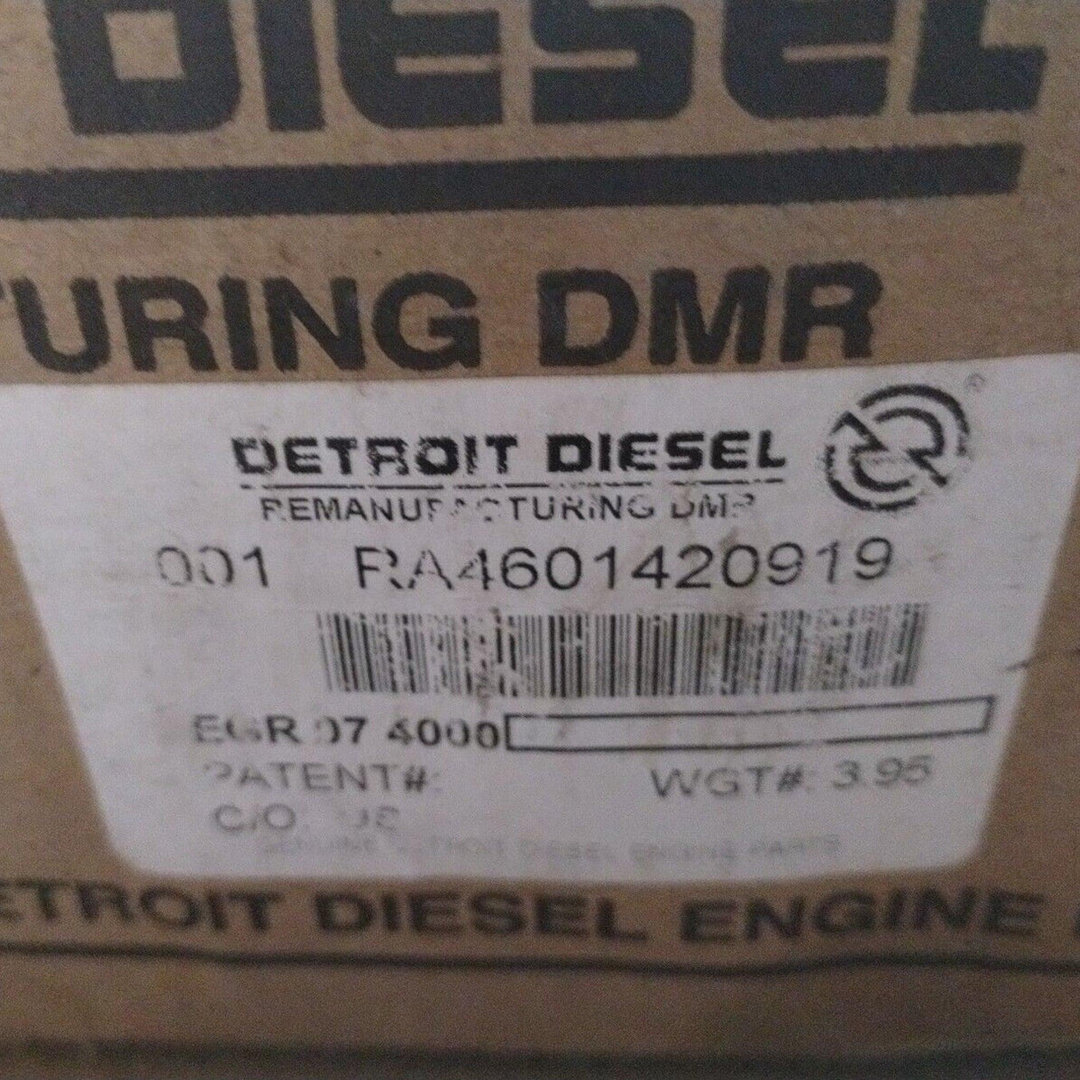 RA4601420919 Genuine Detroit Diesel EGR Exhaust Gas Recirculation Valve - Truck To Trailer