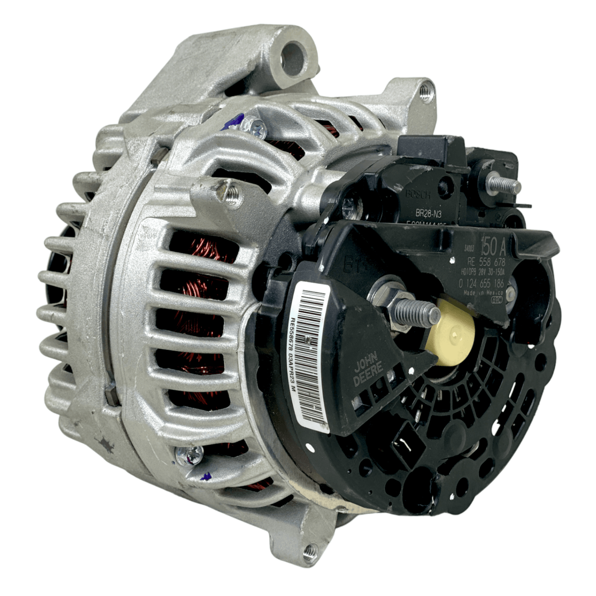 RE558678 Genuine John Deere Alternator 24V - Truck To Trailer