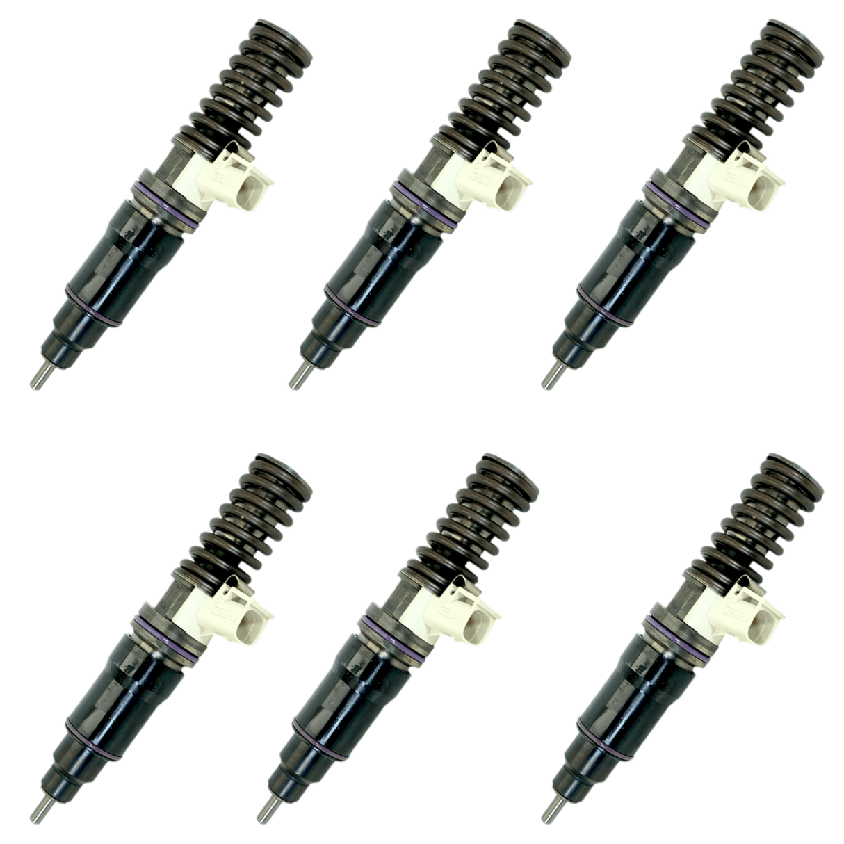 RFE4E00001 Genuine Detroit Diesel Fuel Injectors Set Of 6 - Truck To Trailer