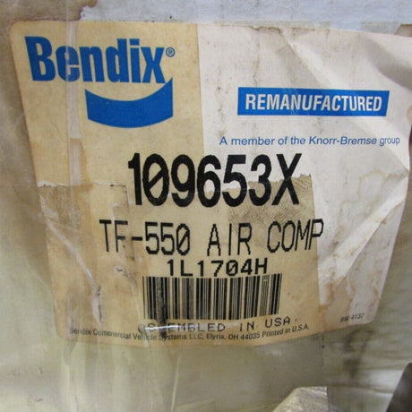 109653X Genuine Bendix Air Compressor TF-550