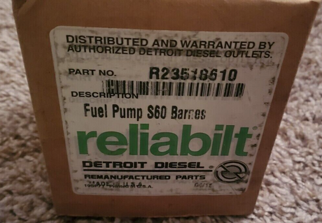 R23518610 Genuine Detroit Diesel Fuel Pump S60