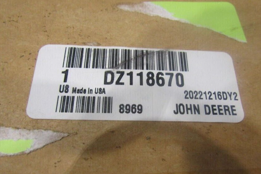 DZ118670 Genuine John Deere DEF Tank Header Assembly Gen3