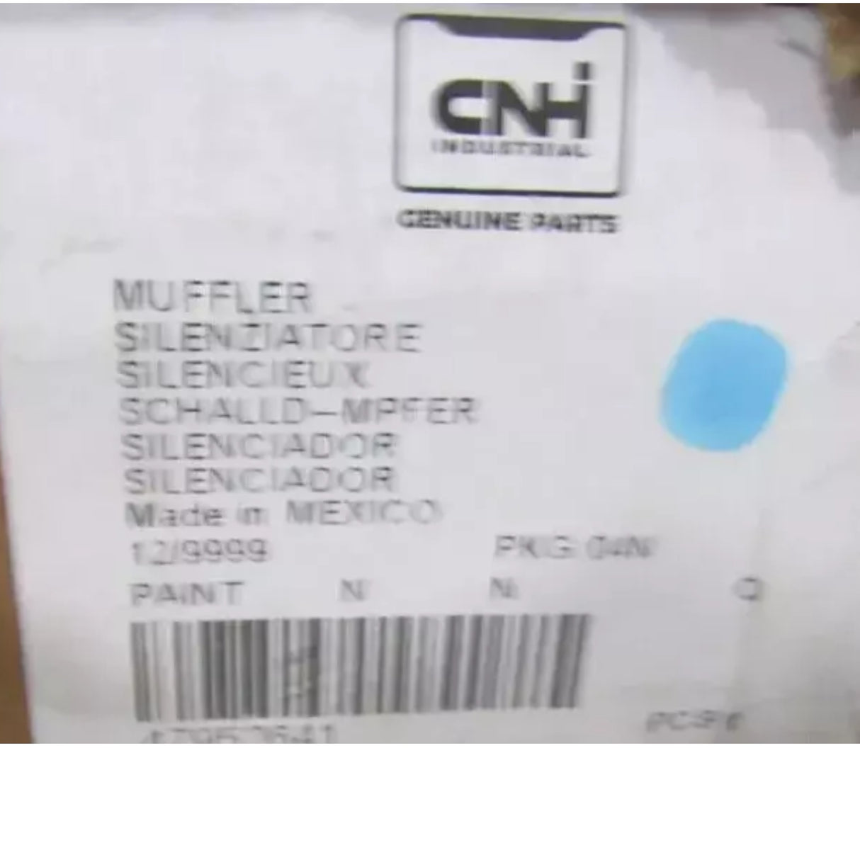 47952641 Genuine CNH Industrial Construction Muffler