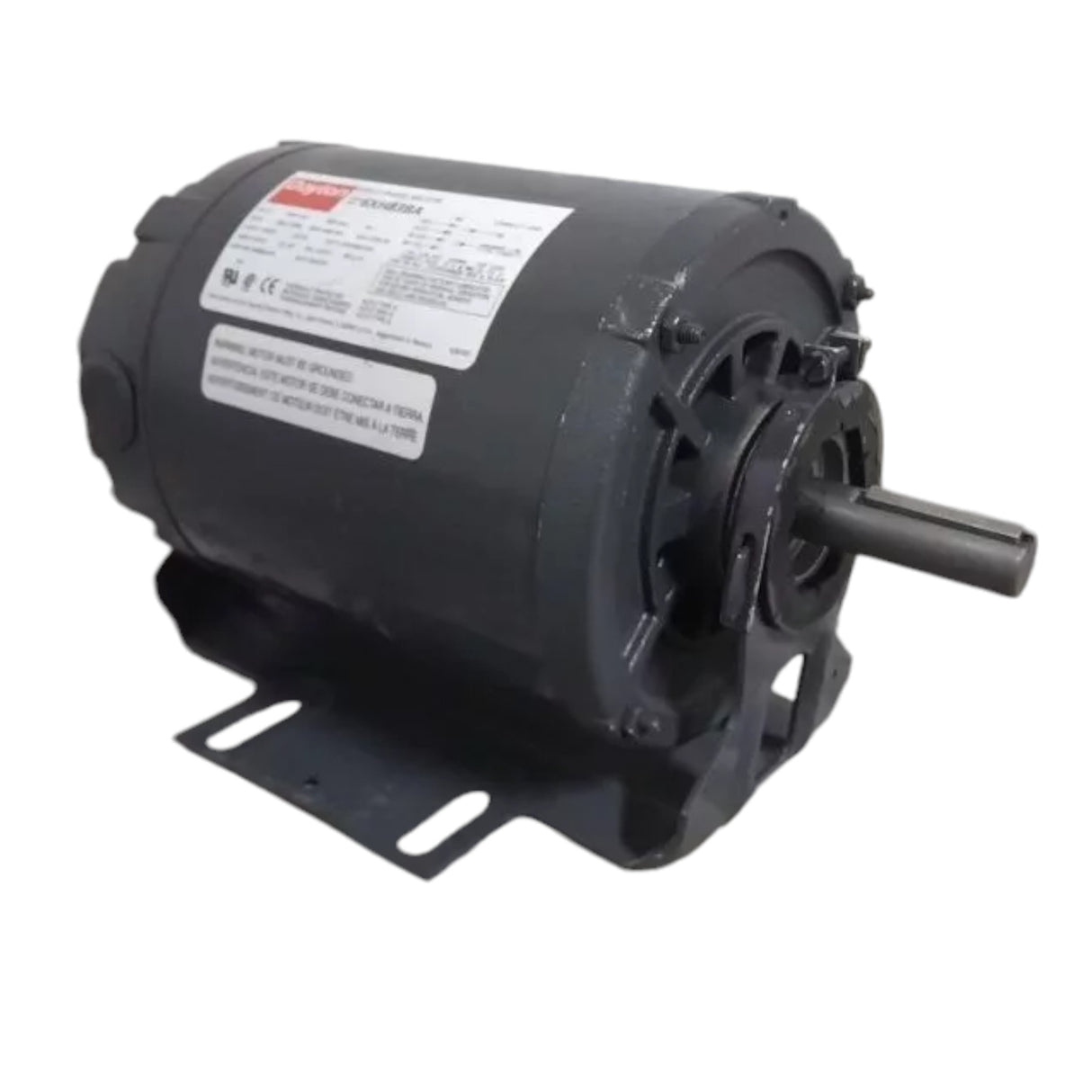 6XH83BA Dayton 50 Hz Motor 1/2 HP 1425 RPM 110/220VAC