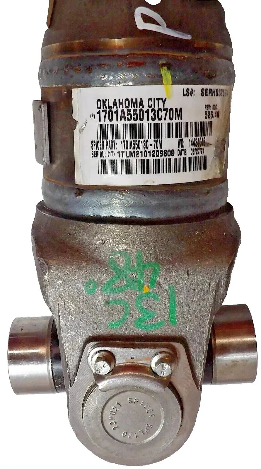 1701A55013C70M Genuine Dana Spicer Driveshaft - Truck To Trailer