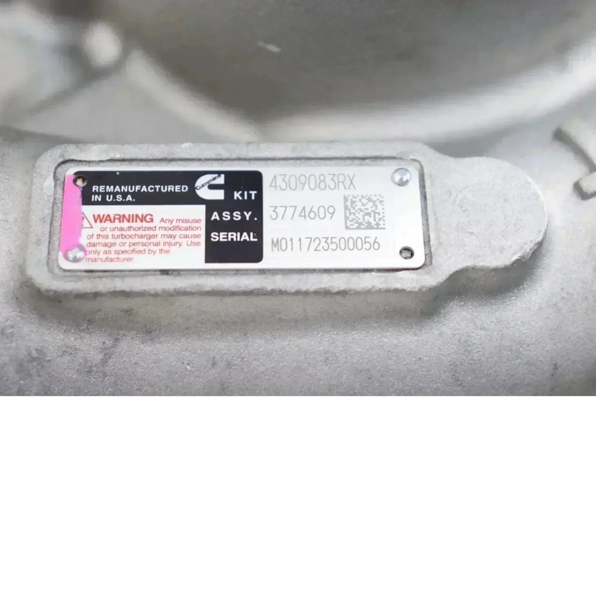 5457032H Genuine Cummins Turbocharger HE400VG - Truck To Trailer