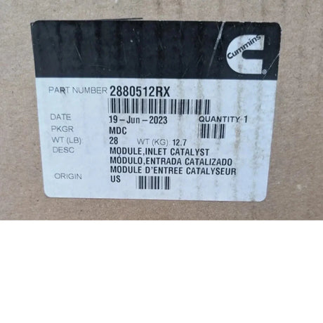 2871468NX Genuine Cummins Inlet Catalyst Module - Truck To Trailer