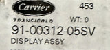 91-00312-05SV Genuine Carrier Control Display Assembly - Truck To Trailer