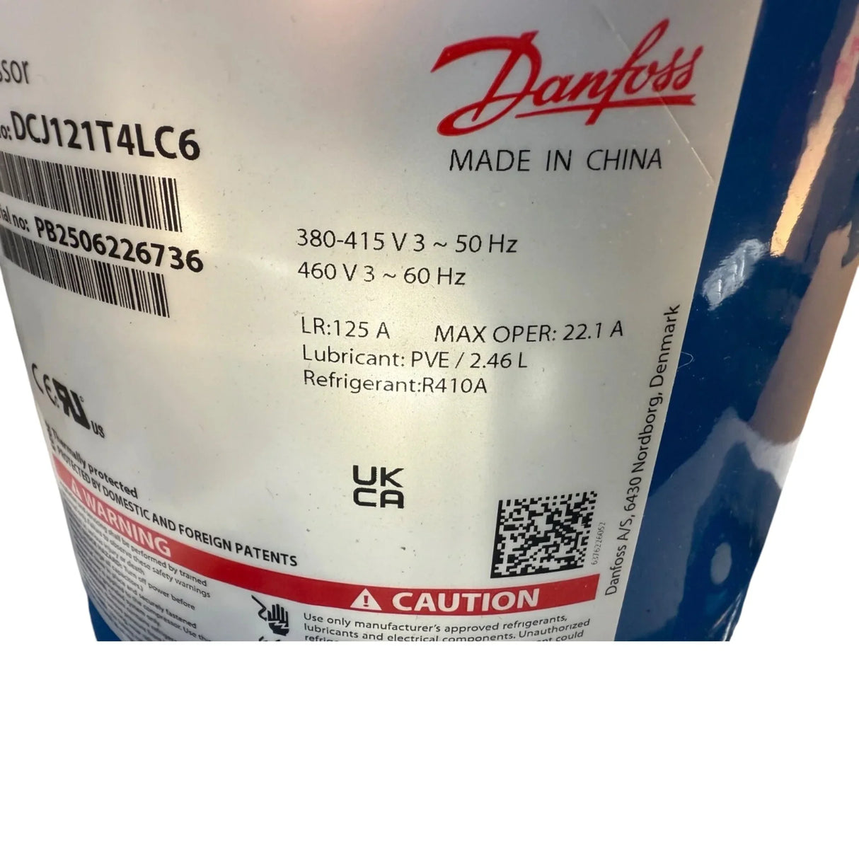 DCJ121T4LC6 Genuine Danfoss Scroll Compressor - Truck To Trailer