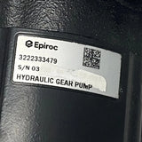 3222333479 Epiroc Hydraulic Gear Pump - Truck To Trailer