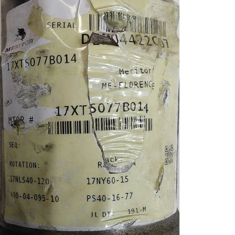 17XTS077B014 Genuine Meritor Drive Shaft Assembly - Truck To Trailer