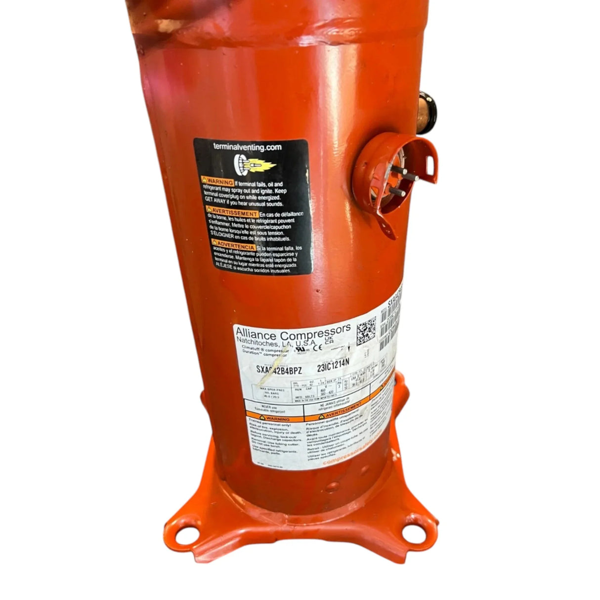 SXA042B4BPZ Genuine Alliance Scroll Compressor - Truck To Trailer