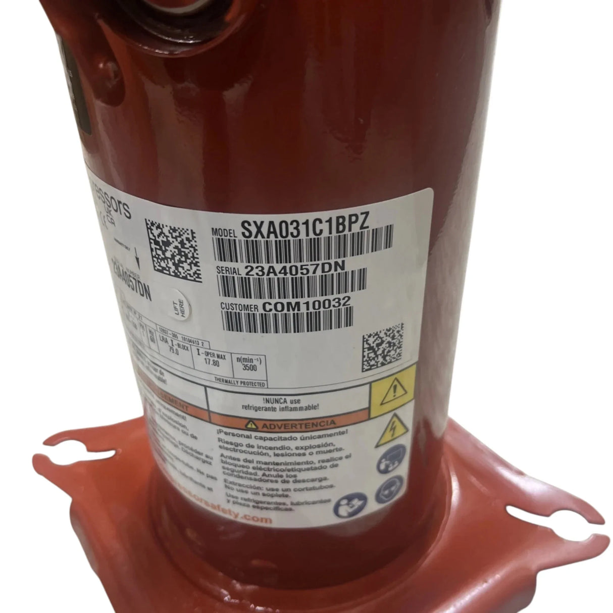 SXA031C1BPZ Alliance Scroll Compressor - Truck To Trailer