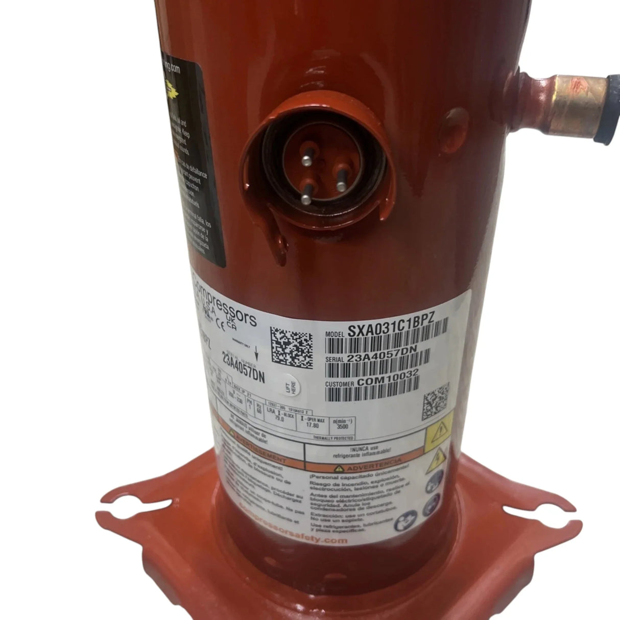 SXA031C1BPZ Alliance Scroll Compressor - Truck To Trailer
