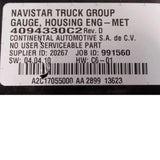 4094330C2 Genuine International Cluster Housing Instrument - Truck To Trailer