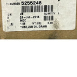 5255248 Genuine Cummins Lubricating Oil Drain Tube