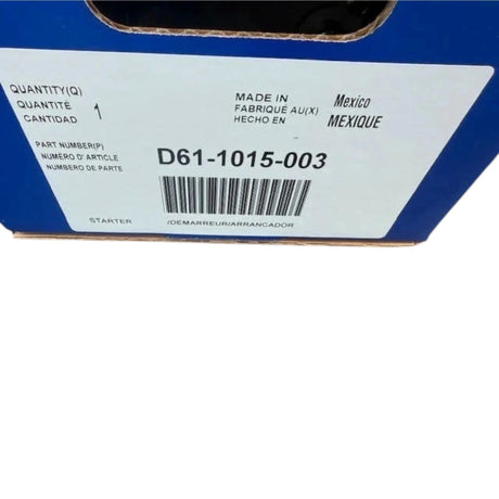 D61-1015-003 Kenworth Starter Motor 12V