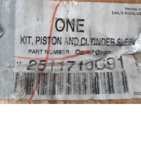 2511710C91 Genuine International Piston And Cylinder Sleeve Kit