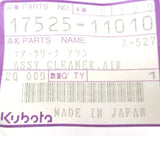 1752511010 Kubota Small Engine Air Cleaner Filter