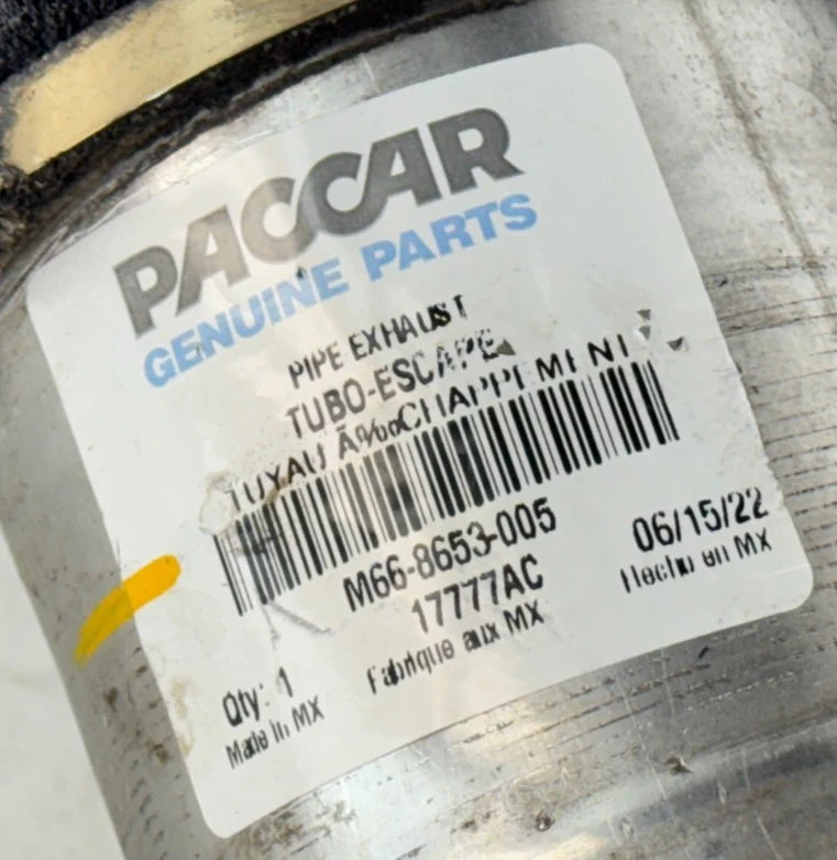 M66-8653-005 Genuine Paccar Exhaust Pipe