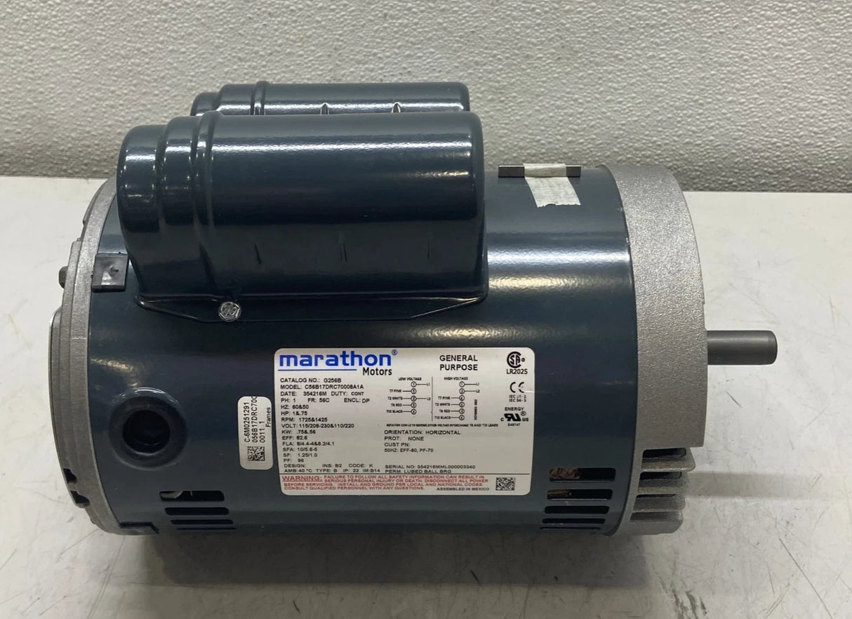 056B17DRC70008A1 Genuine Marathon General Purpose Motor 115/230V