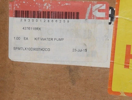 3050447 Genuine Cummins Water Pump