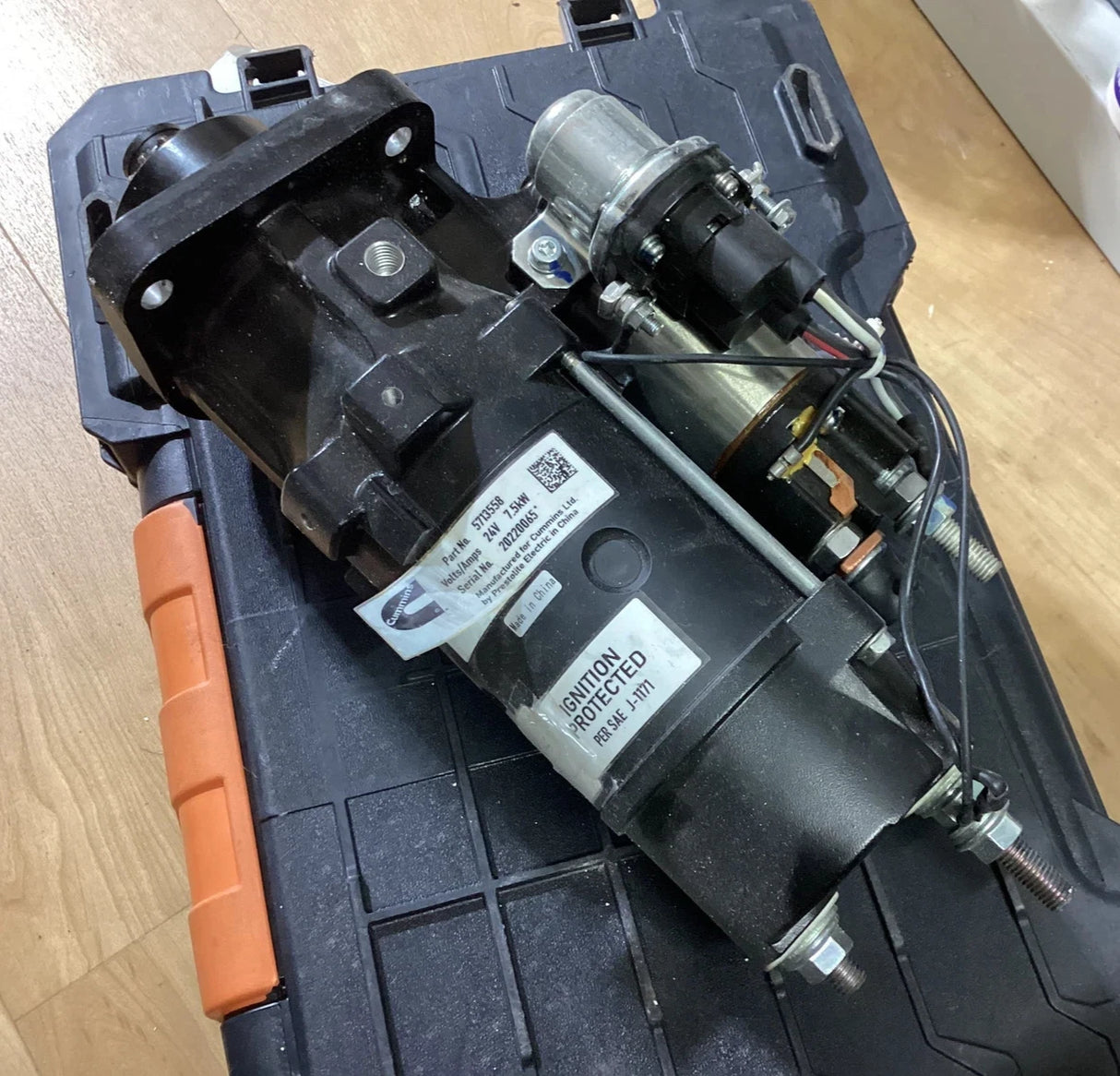 3975153 Genuine Cummins Starter Motor 24V 7.5kW