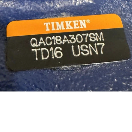 QAC18A307SM Timken Piloted Flange Mount Roller Bearing Unit Assembly