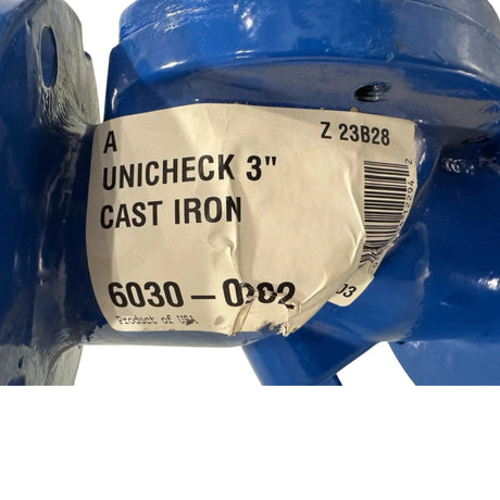 6030-0202 Zoeller Flanged Cast Iron Heavy Duty Check Valve
